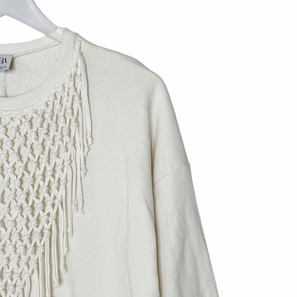 Zara Fringe Sweatshirt - Picture 4 of 9